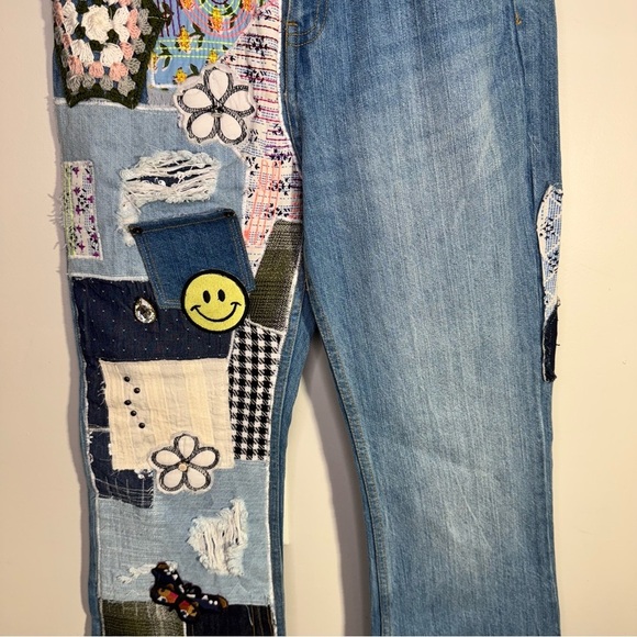 Urban Outfitters BDG High-Waisted Flare Jean - Indigo Craft Size 26 100% Cotton - Picture 6 of 16